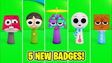 (UPDATE!) ACCURATE 3D SPRUNKI ROLEPLAY - How to get ALL 5 NEW BADGES!! NEW UPDATE! (ROBLOX)