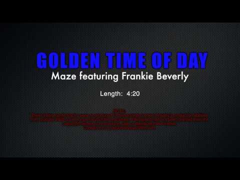 Demonstration Track #1 -  Golden Time Of Day -   Maze featuring Frankie Beverly