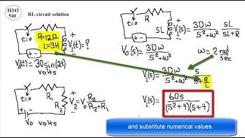 H342540 - Transient Solution of an RL circuit.