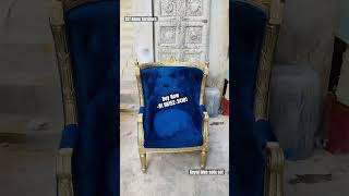 @dsthomefurnituremanufactur5432 Royal Blue Sofa Set #livingroom  #homefurniture #classicfurniture