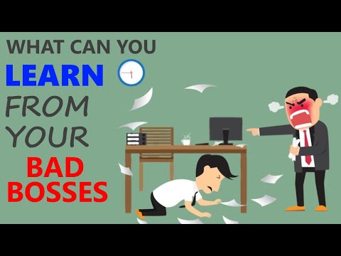 What Can You Learn from Your Bad Bosses
