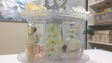 Glam Perfume Organization DIY|Dollar Tree