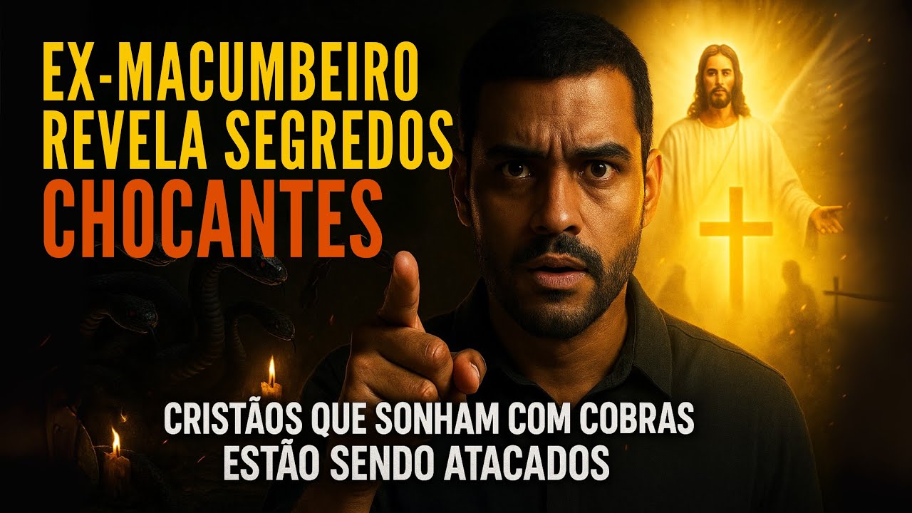 EX-MACUMBEIRO REVELA - CRISTÃOS QUE SONHAM COM COBRAS ESTÃO SENDO PERSEGUIDOS PELO DIABO
