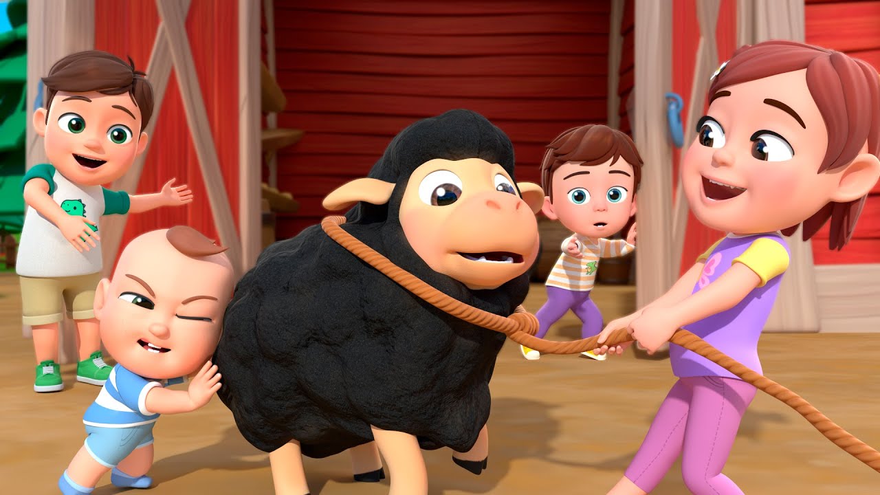 Baa Baa Black Sheep | Catch the Runaway Sheep! | Almama Kids Songs & Nursery Rhymes