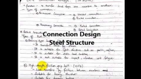 Connection Design | Design of Steel Structure | III/II | IOE | TU