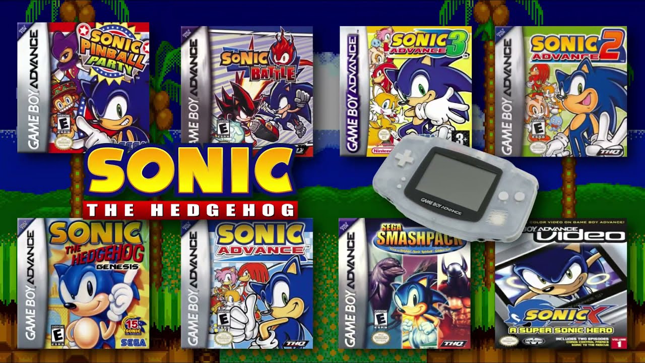 Todos los Juegos de Sonic para Gameboy Advance 