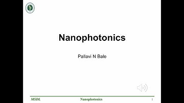 Nanophotonics