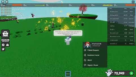 Found an Exploiter in Roblox Slap battles💀
