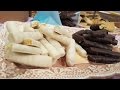 Bananitas y habanitos de chocolate