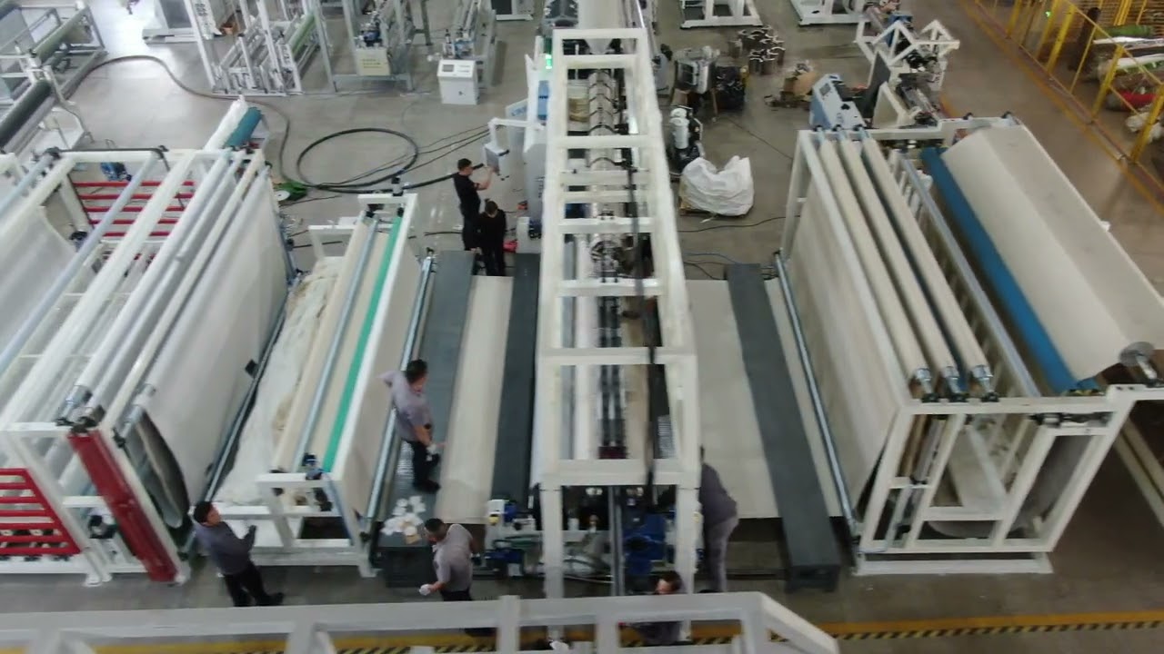 4.2 M TPE carpet backing machine