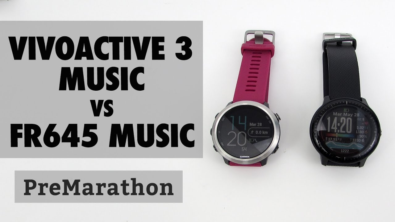 Garmin Forerunner 645 vs Vivoactive 3 Music: detallada. -