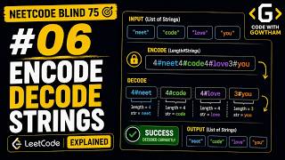 Encode and Decode Strings | Blind 75 #06 | LeetCode Explained (C#)
