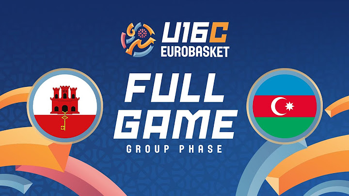Group Phase | Gibraltar v Azerbaijan | Full Basketball Game | FIBA U16 EuroBasket 2025 Division C