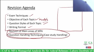 MFA Day 1 Revision Sir Ashraf Rehman Online Free ||| CAF 06 ||| ICAP ||| CA Pakistan Platform