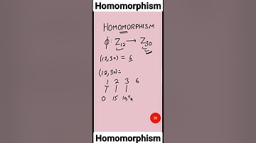 No of Homomorphisms/Group Homomorphism #easymaths #mathematics #math #maths