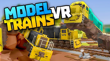 CRASHING TRAINS IN VR - Rolling Line VR Gameplay - VR HTC Vive Pro Gameplay