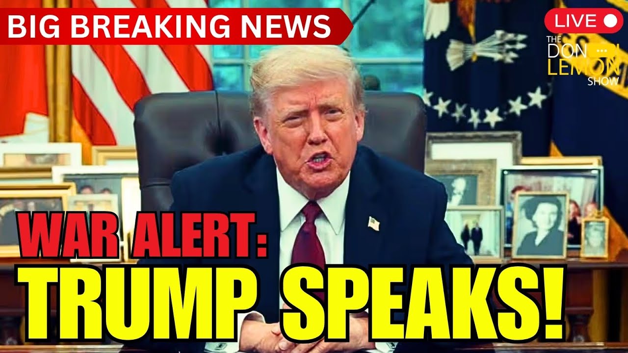 Lemon LIVE Special | Iran War Alert: Donald Trump SPEAKS! With @Jolly_good_ginger