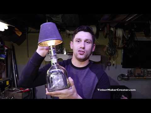 How to make a Patrón Bottle Lamp!