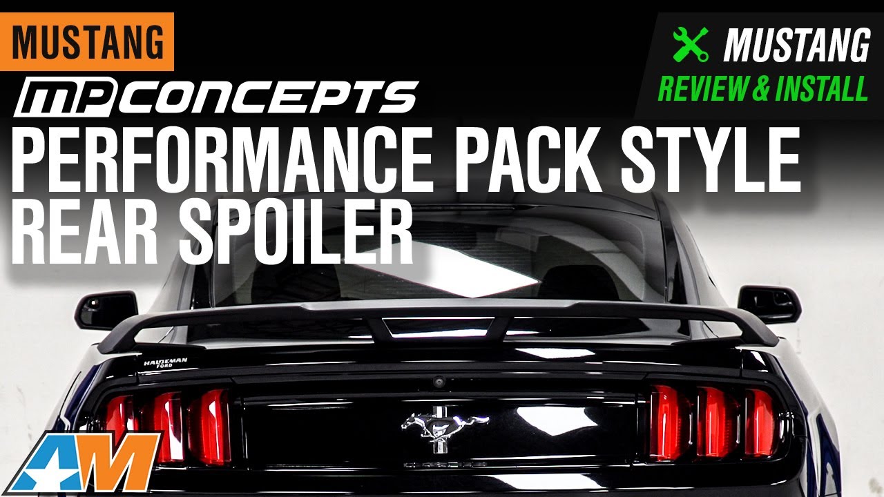 MP Concepts Mustang Performance Pack Style Rear Spoiler; Primed 408634  (15-23 Mustang Fastback) - Free Shipping