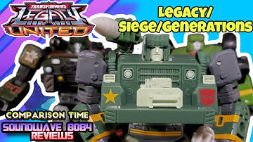 Transformers Legacy United G1 HOUND Comparison Time Review