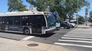 MTA Bus: Bx15/M15/M15 SBS/M35/M60 SBS/M100/Express Buses at 125th Street and 2nd Avenue