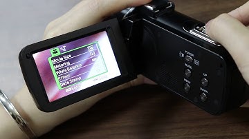 How to format the SD card on the camcorder?