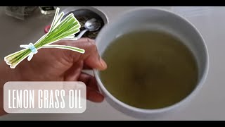 How to make lemongrass Oil at home | Lemon grass benefits & Uses | Lemongrass oil benefits
