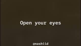 Maher Zain - Open Your Eyes || sped up | requested