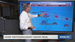 Tropical Storm Dolly: Tracking the fourth named storm of the Atlantic hurricane season