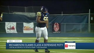 Varina's JaySean Richardson wins Class 4 Defensive Player of the Year