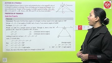 Maths Skills Class 7 Chapter 10 The Triangles and Its Properties
