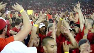 UH storms the field after beating Texas Tech!!!