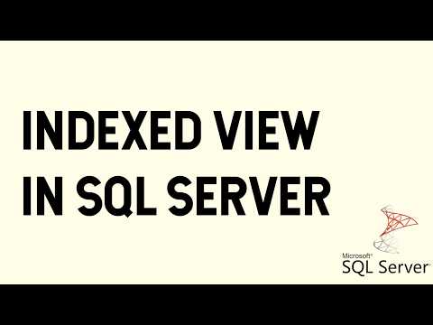 59 Indexed View Explained in SQL Server | Interview Question | SQL Server Tutorial For Beginners 