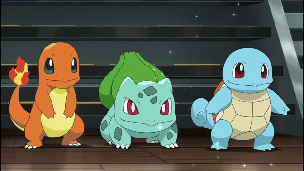 Japanese voices of the Kanto Starters Pokémon Journeys Episode 2 