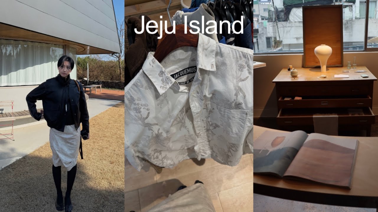 sub/vlog. 제주 파르나스에서 보낸 여유가득 3박4일, 아침 요가🧘‍♀️, 키에키 동생 키로로 커피, 스나오코히, 오보에 소품샵, 바테카삐 빈티지샵, 따뜻한 겨울 제주 기록들