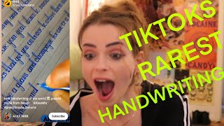 Handwriting Analyst Reacts to TikTok’s Uncommon Handwriting Challenge￼