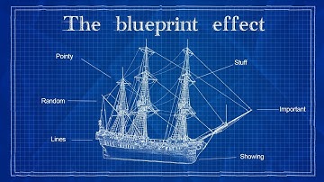 Blueprint Effect | Photoshop Tutorial