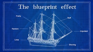 Blueprint Effect | Photoshop Tutorial