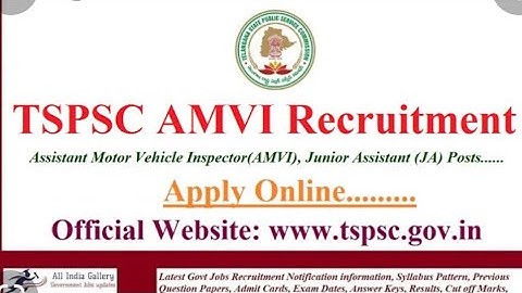 TSPSC AMVI AUTOMOBILE ENGINEERING PRACTICE