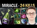 Faceless Void Dota Gameplay Miracle with 24 Kills and Refresher