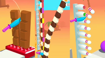 Slice it all! Relaxing Android, ios gameplay all levels #sliceitalllevels #gaming