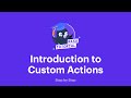 Introduction simple aux actions personnalises  tutoriel rasa