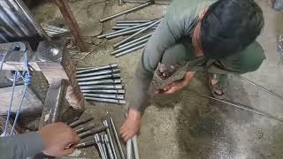 From Rebar To Barrel. Dara Adam Khel . Amazing Manufacturing Technique. Up Bihar Andra The Engineer