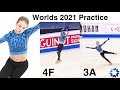 Alexandra Trusova - 4F, 4S, 3A Worlds 2021 Practice