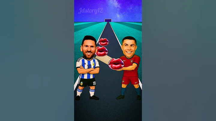 Ronaldo vs Messi 😆😆 #shortsviral #football #messi #ronaldo