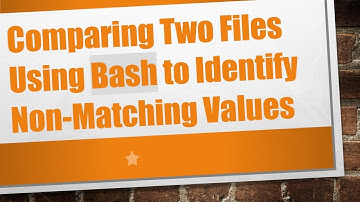 Comparing Two Files Using Bash to Identify Non-Matching Values