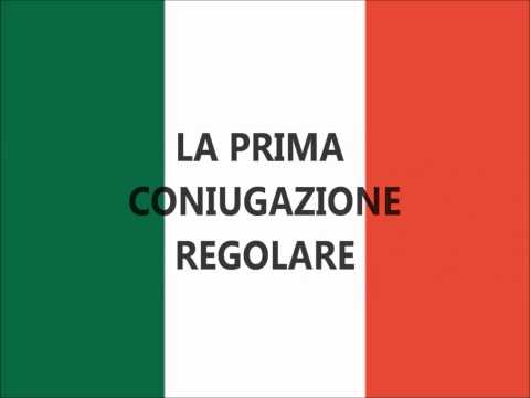 LEZIONI DI ITALIANO: Prima coniugazione regolare completa - Verbo amare