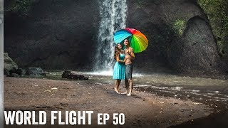 BALI WATERFALL ADVENTURES! - World Flight Episode 50