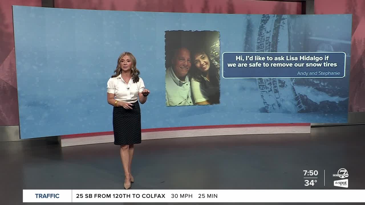 Denver7 answers viewer's weather question: Taking off snow tires