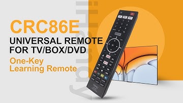 CRC86E Learning Remote Control for Infrared Device